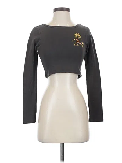 Pre-owned Billabong 3/4 Sleeve T-shirt In Gray