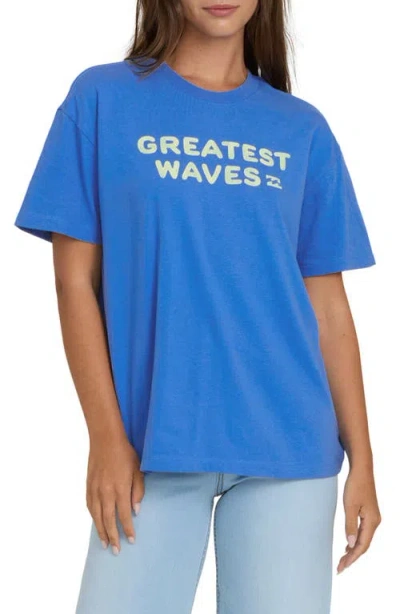 Billabong '73 Greatest Waves Graphic T-shirt In Blue
