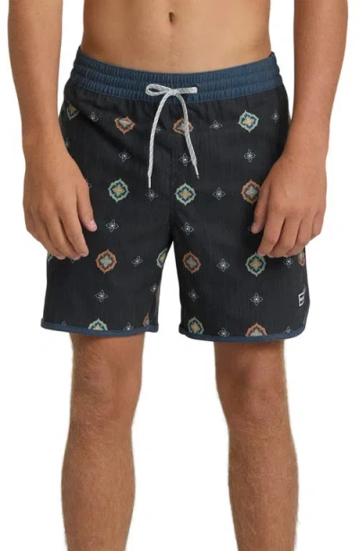 Billabong 73 Layback Swim Trunks In Blue
