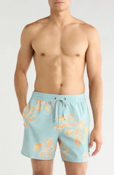 Billabong 73 Layback Swim Trunks In Blue