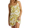 Billabong Juniors' '90s Babe Mini Slip Dress In Multi