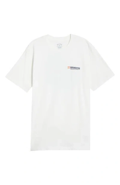 Billabong Abandon Adventure Division Graphic T-shirt In White
