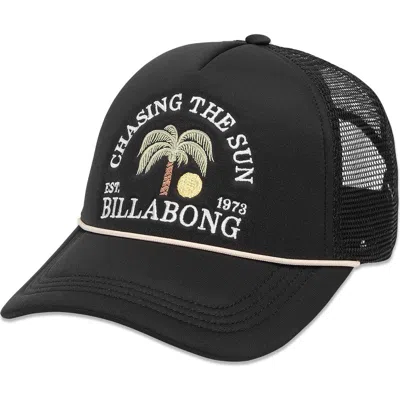 Billabong Across Waves Trucker Hat In Black