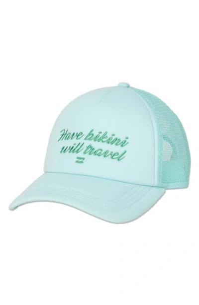 Billabong Across Waves Trucker Hat In Blue