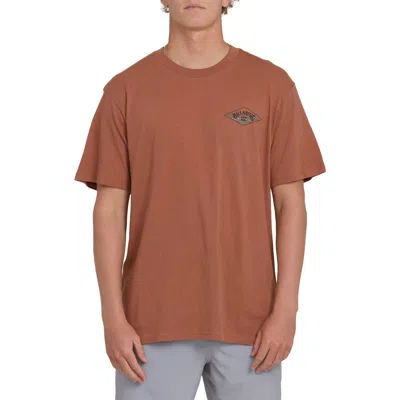 Billabong A/div Arch Premium Graphic T-shirt In Brown