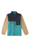 Billabong A/div Boundary Trail Fleece Jacket In Pac In Pacific