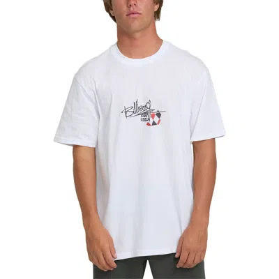 Billabong A.i. Argyle Premium Graphic T-shirt In White