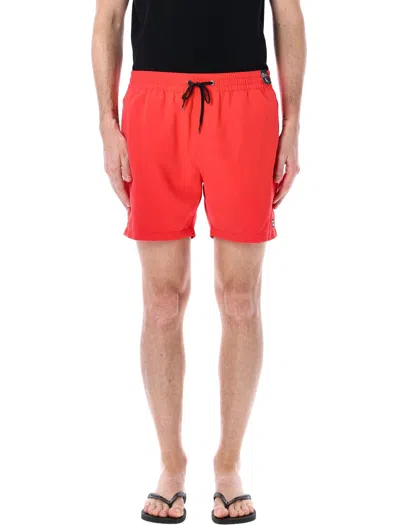 Billabong All Day 16" Swim Trunks In Red Hot Rust Copper