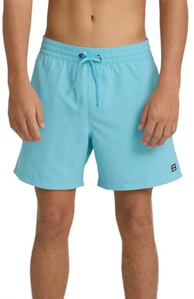 Billabong All Day Layback Swim Trunks In Blue