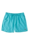 Billabong All Day Layback Swim Trunks In Dark Mint