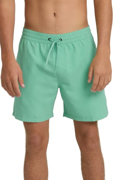 Billabong All Day Layback Swim Trunks In Green