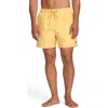 Billabong All Day Layback Swim Trunks In Yellow
