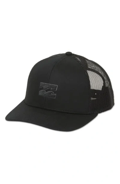 Billabong All Day Snapback Trucker Hat In Black