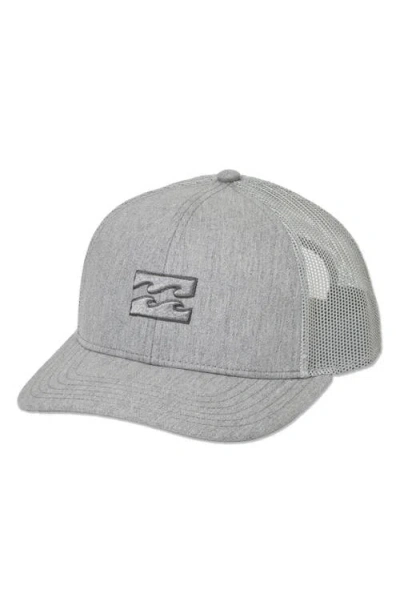 Billabong All Day Snapback Trucker Hat In Gray