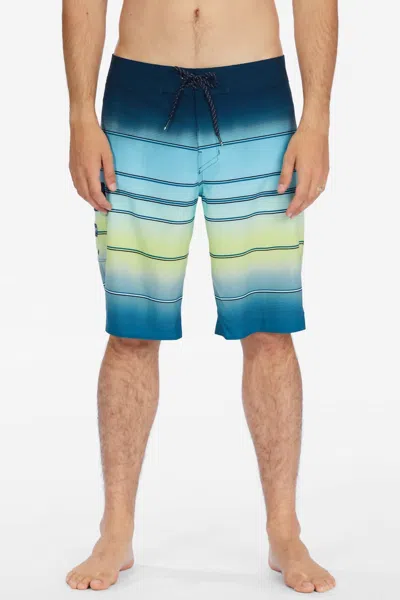 Billabong All Day Stripe Boardies In Midnight In Multi