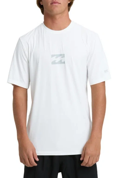 Billabong All Day Wave Graphic Upf 50+ Surf T-shirt In White