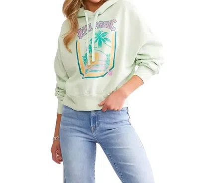 Billabong All Time Fleece Hoodie In Sweet Mint In Multi