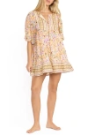 Billabong Ambers Floral Print Minidress In Multi