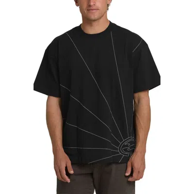Billabong Andy Irons Bio Stitch Logo Cotton T-shirt In Black