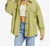 Billabong Anytime Shacket Jacket In Avo In Multi