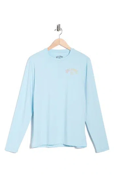 Billabong Arch Wave Long Sleeve T-shirt In Blue