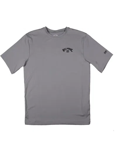 Billabong Arch Wave Mens Loose Fit Crewneck T-shirt In Grey