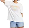 Billabong Around The Sun Tee In Salt Crystal In Multi