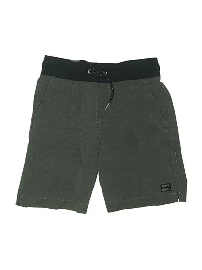 Pre-owned Billabong Kids' Athletic Shorts In Green
