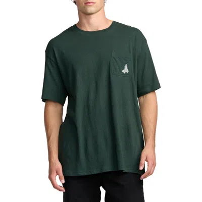 Billabong Austin Garage Cotton & Hemp T-shirt In Green