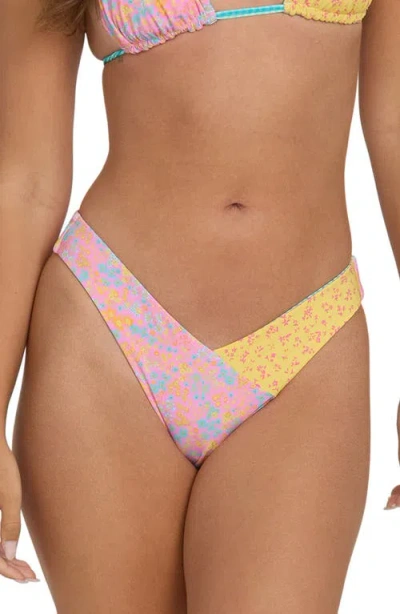 Billabong Babe Alert Hike Reversible Bikini Bottoms In Multi