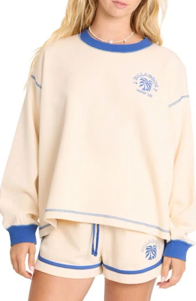 Billabong Back To It Graphic Sweatshirt In White