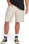 Billabong Bad Dog Denim Shorts In White