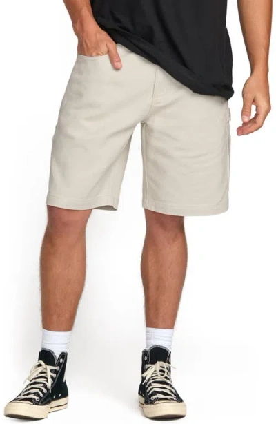 Billabong Bad Dog Denim Shorts In White