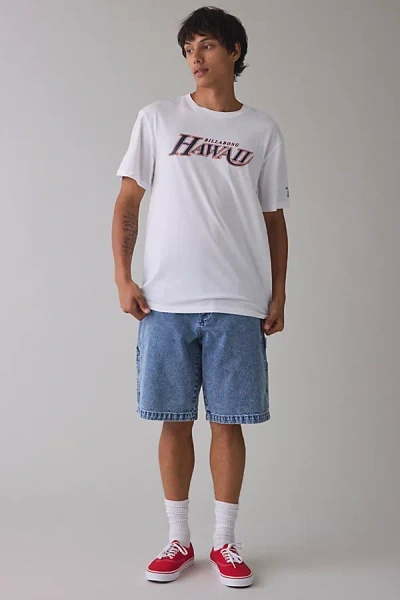 Billabong Bad Dog Shorts In Vintage Denim Medium, Men's At Urban Outfitters In White