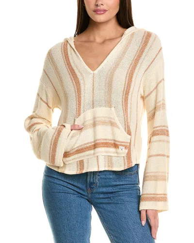 Billabong Baja Beach Stripe Hoodie In Khaki