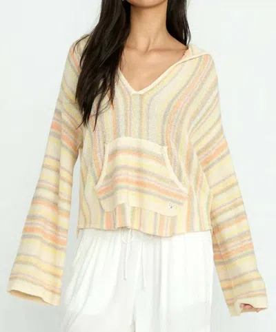 Billabong Baja Beach Sweater In Sunflower In Multi