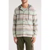 Billabong Baja Hooded Button-up Shirt In Jade Stone