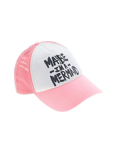 Pre-owned Billabong Baseball Cap In Pink