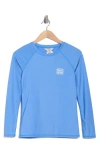 Billabong Beach Babe Long Sleeve Rashguard Top In Blue