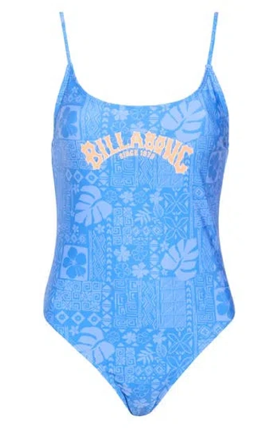 Billabong Beach Babe One-piece Swimsuit In Blue