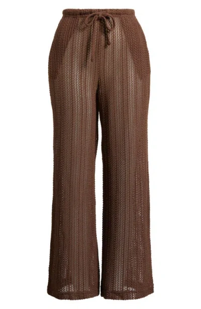 Billabong Beach City Wide Leg Cover-up Pants In Kona