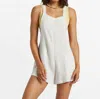 Billabong Beach Crush Romper In Salt Crystal In White