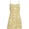 Billabong Beach Haze Body-con Minidress In Green