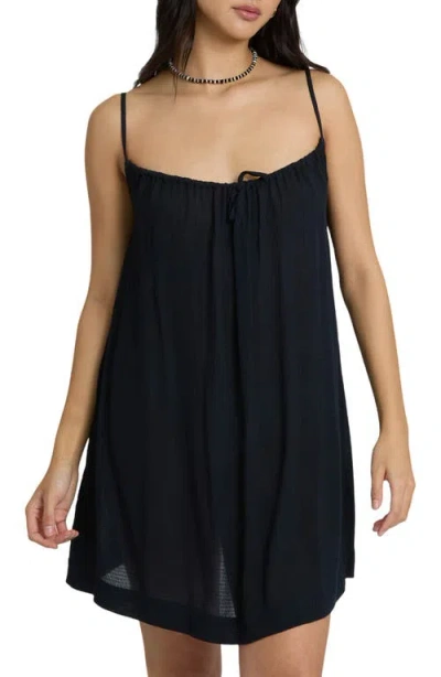 Billabong Beach Song Cover-up Sundress In Black