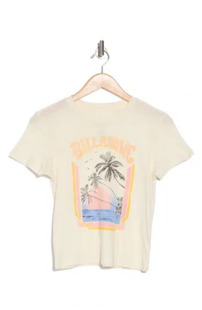 Billabong Beach Therapy Graphic Print Baby T-shirt In Salt Crystal