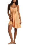 Billabong Beach Vibes Cover-up Dress In Tangy Peach