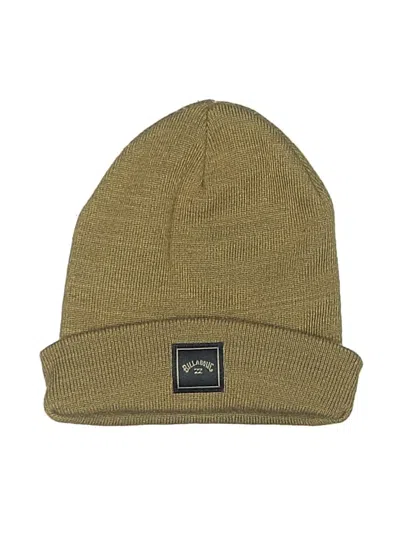 Pre-owned Billabong Beanie Hat In Tan