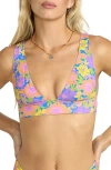 Billabong Beat The Heat Remi Swim Top In Multi