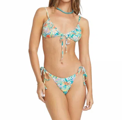 Billabong Bella Costa Cara Bralette Bikini Top In Multi
