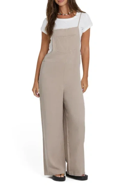 Billabong Best Ever Jumpsuit In Brown